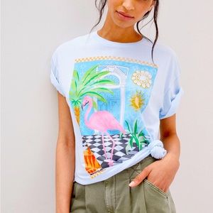 Back Then retro inspired tee from Anthropologie. Runs large . Worn 2 or 3 times